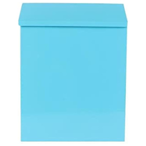 SFFZY Boîte aux Lettres montée sur Le Mur Entrepôt en extérieur Appartement Maison Jardin Letterbox Carte Boîte de Poste avec Verrouillage (Color : Blue)