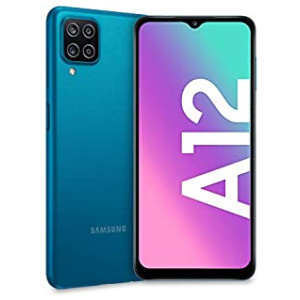 Samsung Galaxy A12 SM-A127FZBKEUE Smartphone 16,5 cm (6.5″) Double SIM 4G USB Type-C 4 Go 128 Go 5000 mAh Bleu