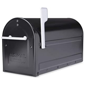 Architectural mailboxes 7900–7b-sr-10 Boulder Postmount Boîte aux lettres, grande, Noir,