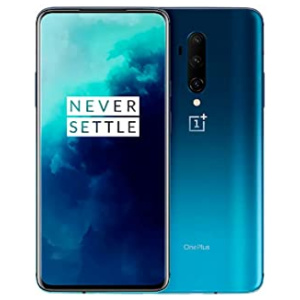 OnePlus 7T Pro – Smartphone Débloqué 4G (Ecran 6,67 pouces – 8Go RAM – 256Go Stockage – Ecran Amoled 90 Hz) Haze Bleu