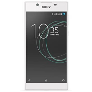 Sony Xperia L1 Smartphone Portable Débloqué 4G (Ecran: 5,5 pouces – 16 Go – Double Nano-SIM – Android) Blanc