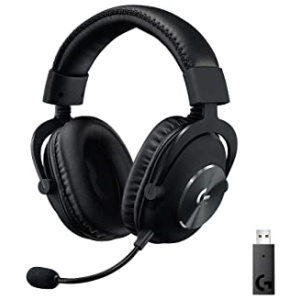 Logitech G PRO X Casque Sans Fil LIGHTSPEED, technologie filtre micro Blue VO!CE, transducteurs 50 mm PRO-G, DTS, son multicanal X 2.0, écouteurs à mousse à mémoire de forme, Batterie +20h – Noir