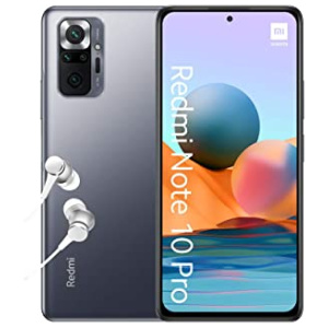 Xiaomi Redmi Note 10 Pro – Smartphone 6+128 Go, écran AMOLED 6,7″ 120 Hz, Snapdragon 732G, Appareil Photo Quad 108 MP, 5020 mAh, Gris Onyx