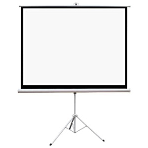 Écran De Projection 60/72 Pouces 16: 9 Écran de Projection de l’écran de Camping Convient pour Home Cinéma Intérieur Et Extérieur (Color : White, Size : 159x90cm)