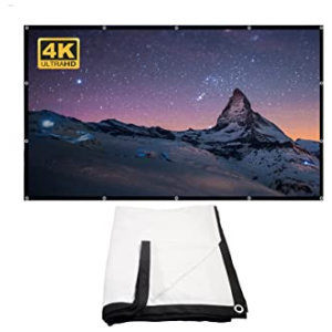 Grand écran de Projection Portable – 4K HD 16: 9