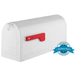 Architectural Mailboxes 7615W-10 MB1s Boîte aux lettres en acier inoxydable Blanc