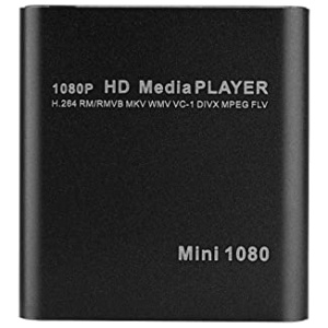 Lecteur multimédia VGA – Sortie avec détection automatique – Effet home cinéma – Convertisseur Media Player Center pour la maison (réglementations américaines)