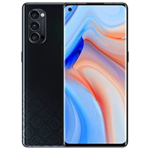 OPPO Reno4 Pro 5G – 12 Go + 256 Go Snapdragon 765G 6.55 Pouces 4000mAh 48MP Caméra sans SIM Android 10 Dual Sim Smartphone – Noir