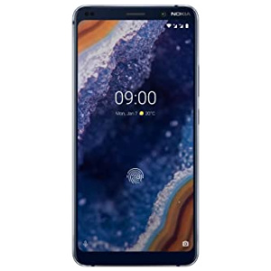 Nokia 9 PureView – Smartphone Débloqué 4G (Ecran : 6 pouces – 128Go ROM – 6Go RAM – Dual SIM ou Nano + MicroSD – Android One Pie 9.0) Bleu