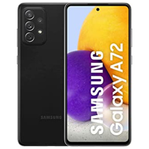 Samsung Galaxy A72 4G – Noir – 128Go – Smartphone Android débloqué – Version Française – Ecouteurs inclus