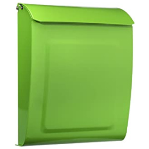 Architectural mailboxes 2594lg Aspen de verrouillage support mural Boîte aux lettres Vert citron Aspen de verrouillage support mural Boîte aux lettres, petite