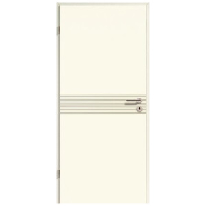 Porte de chambre Straight Line Weiß (5514) 61 cm x 198,5 cm Anschlag L