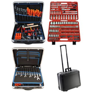 Valise à outils Famex Trolley 604-09 avec jeu de clés à douilles