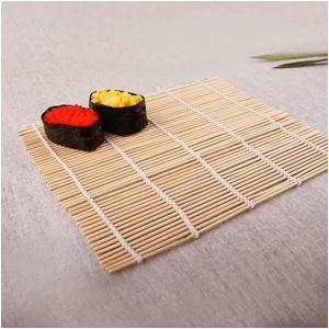 Tapis à rouler pour sushi 1 pièce, 24 x 24 cm