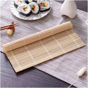 Tapis à rouler pour sushi 1 pièce, 24 x 24 cm