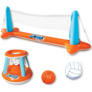 Ensemble de flotteurs gonflables volley-ball / Basket-Ball pour piscine