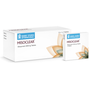 Misoclear (misoprostol) 200mg – Boite de 3 comprimés