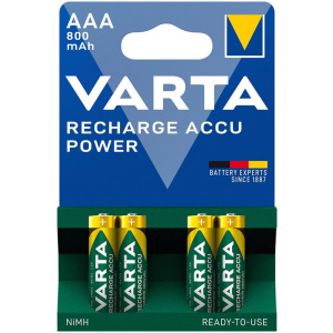 Piles Rechargeables AAA VARTA – Lot de 4