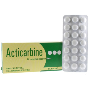 Acticarbine comprimé charbon actif