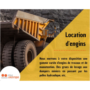 Service de location d’engins miniers