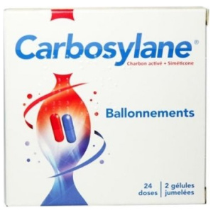 Carbosylane Ballonnements gélule de charbon vegetale