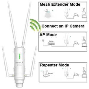 Répéteur WLAN extérieur double bande AC1200 2,4 + 5 GHz 1200 Mbit