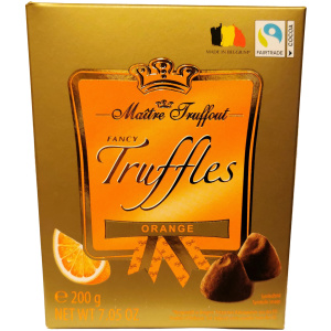 Truffes à l’orange belge 200g