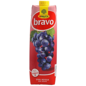 Jus de raisin rouge Bravo 1 L | BRAVO