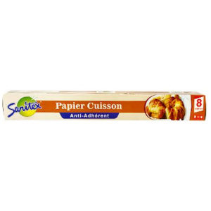 Papier Cuisson Anti-Adhérent Sanitex 8m