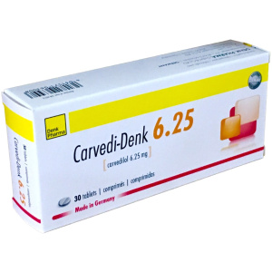 Carvedi Denk 6,25 mg