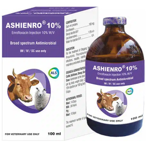 Ashienro (dénomination commerciale enrofloxacine)